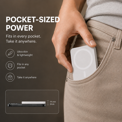 Recharch Magnetic Power Bank 5000mAh Wireless