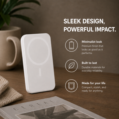 Recharch Magnetic Power Bank 5000mAh Wireless